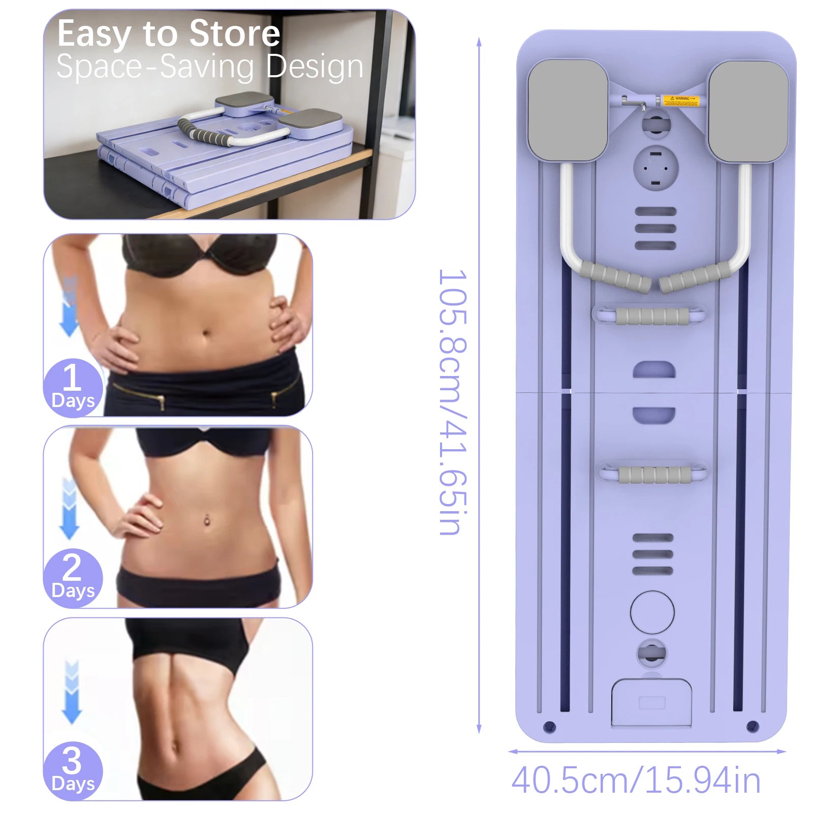 Planche Fitness Pliable – Pilates, Pompes & Gainage Abdominal