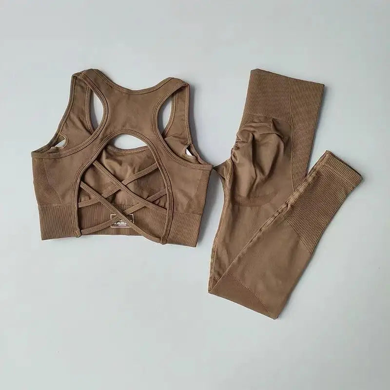 2 Pièces – Brassière & Legging Yoga Running