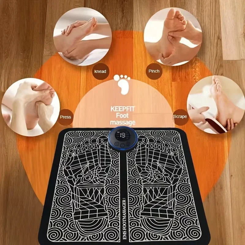 Tapis de massage EMS pour les pieds
