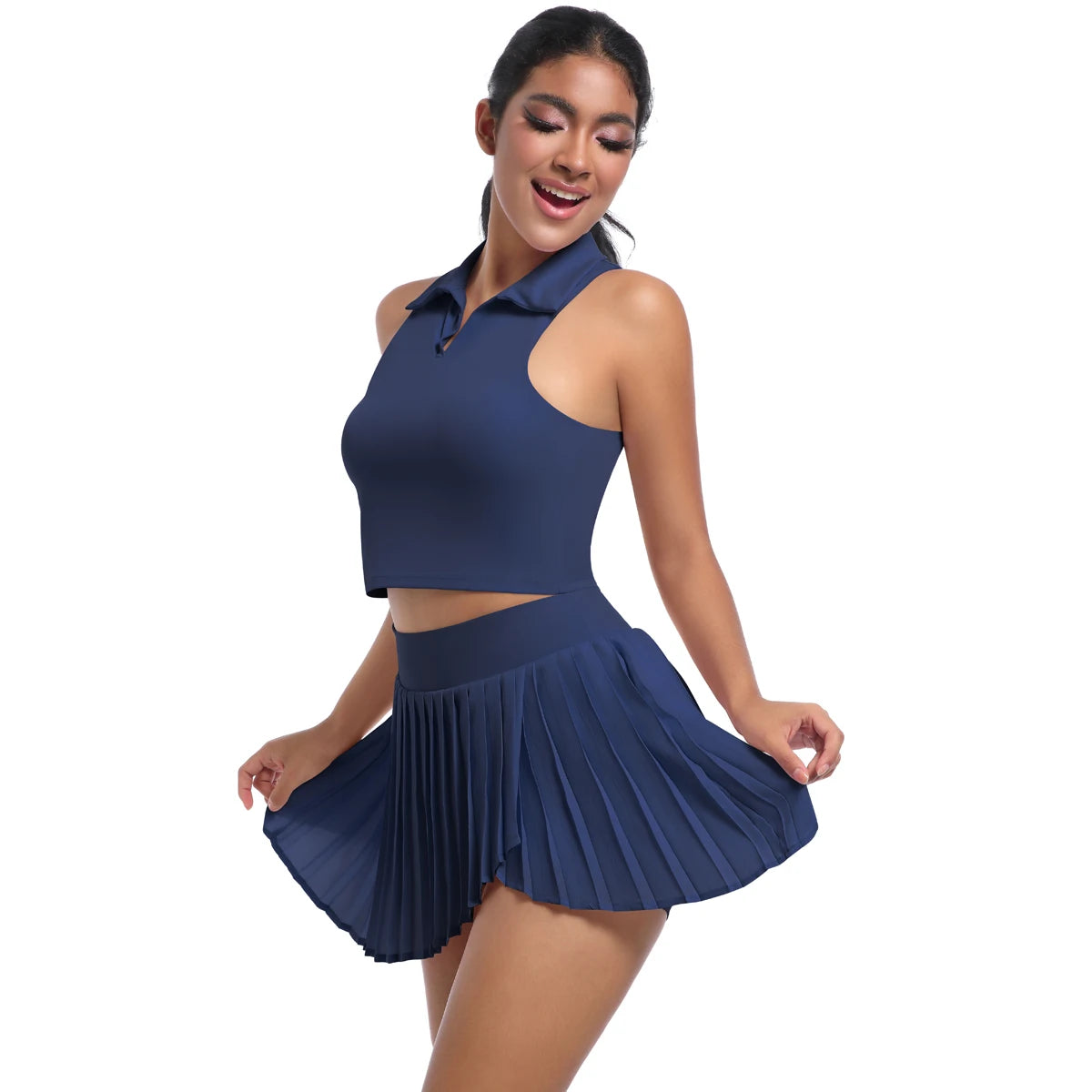 Ensemble tennis/padel Femme – Brassière & Jupe Tennis Respirant