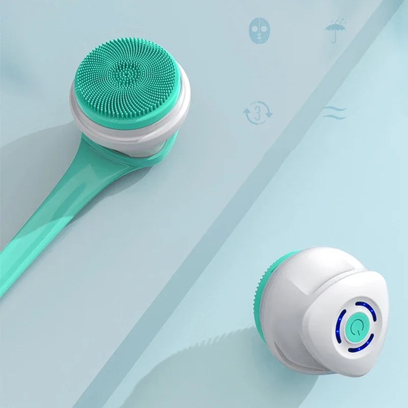 Brosse électrique corporelle pour exfolier et nettoyer la peau