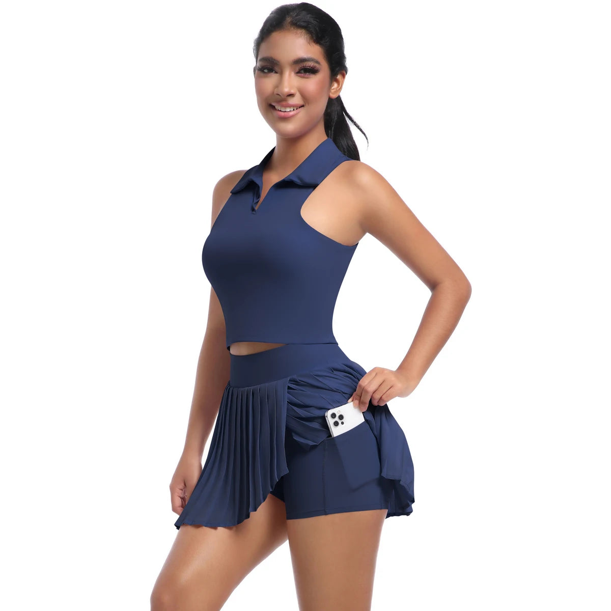 Ensemble tennis/padel Femme – Brassière & Jupe Tennis Respirant