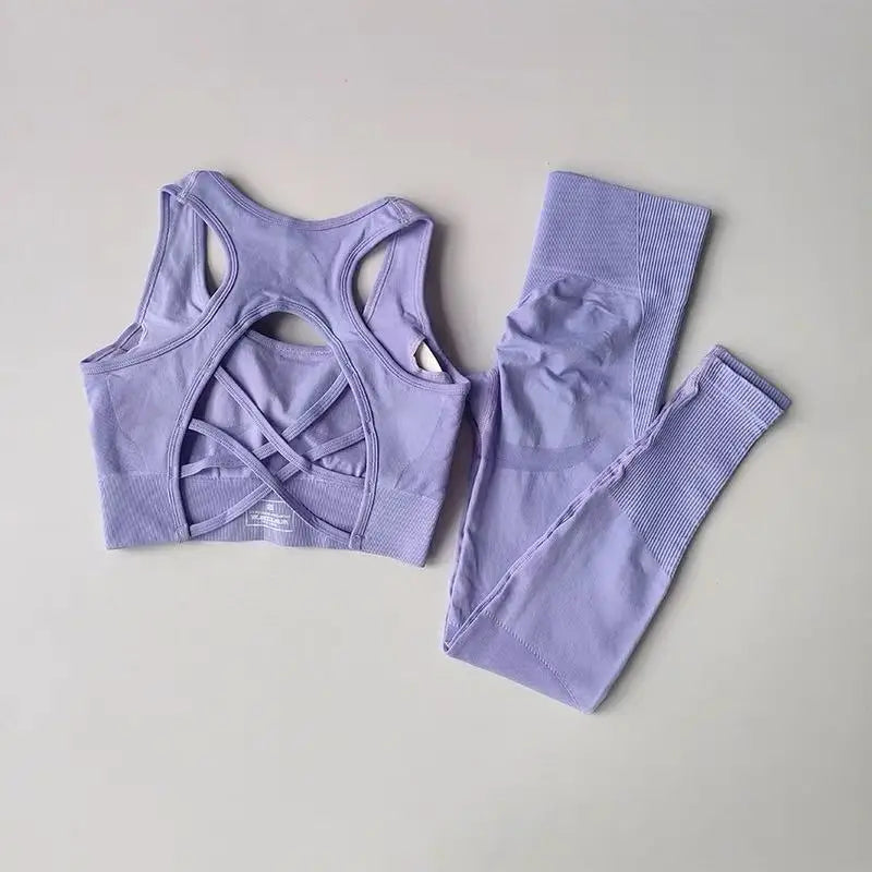 2 Pièces – Brassière & Legging Yoga Running