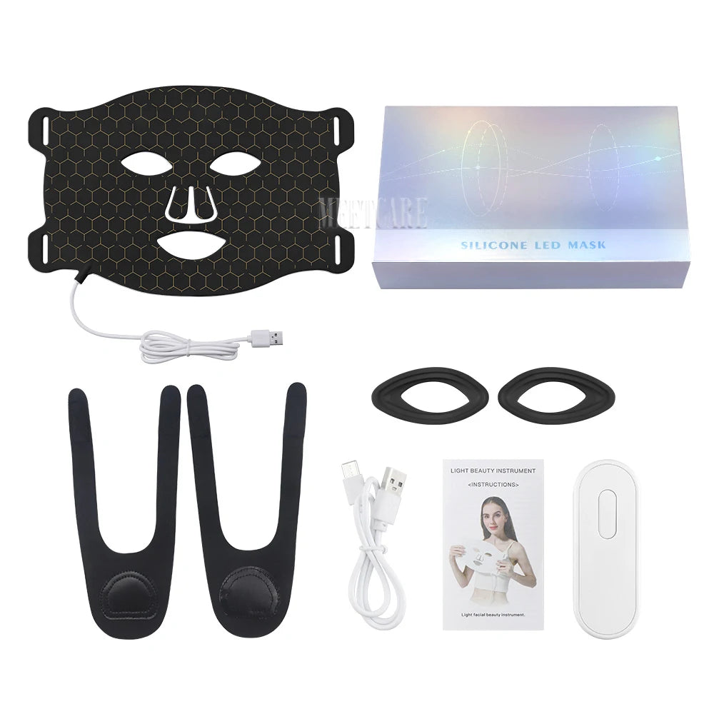 Masque LED de thérapie par lumière rouge