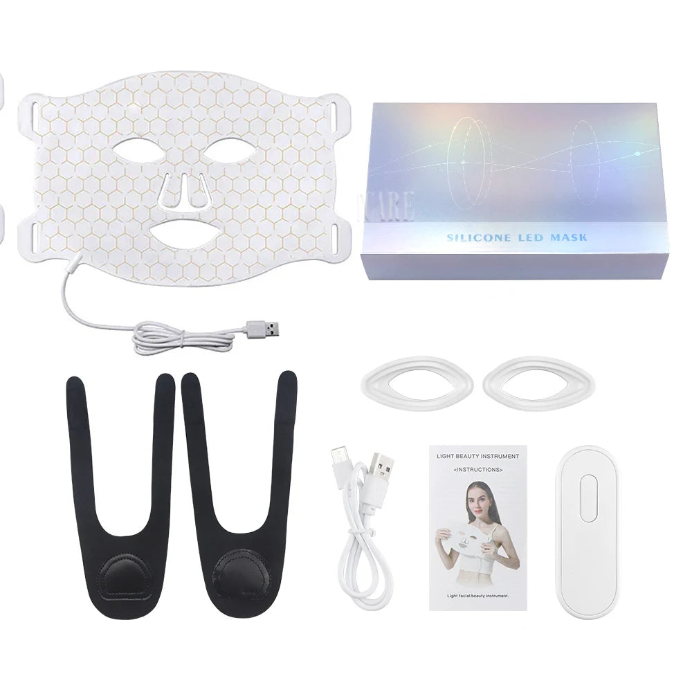 Masque LED de thérapie par lumière rouge