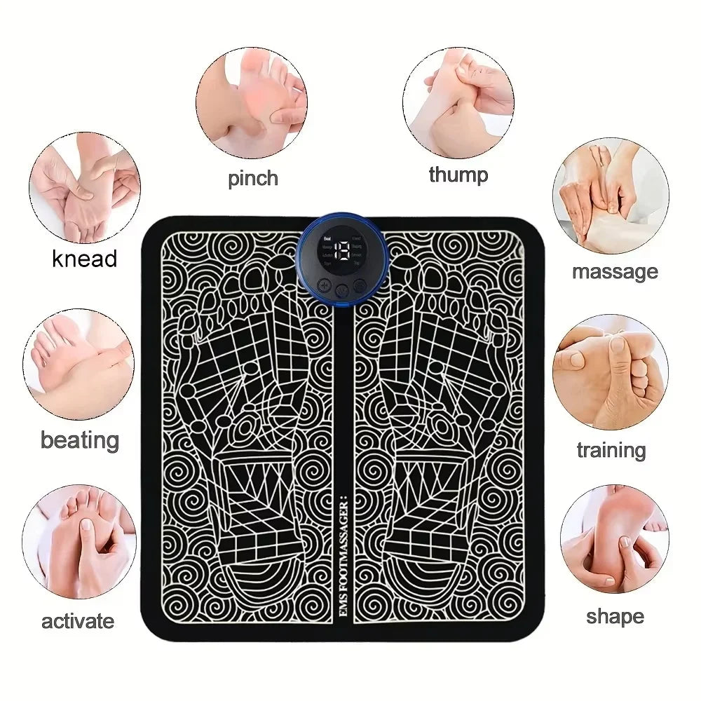 Tapis de massage EMS pour les pieds