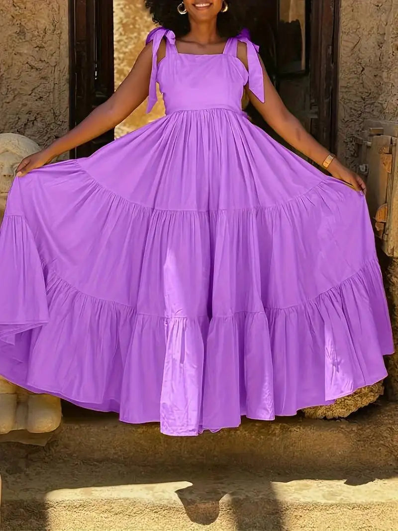 Longue Robe Été Élégante Femme