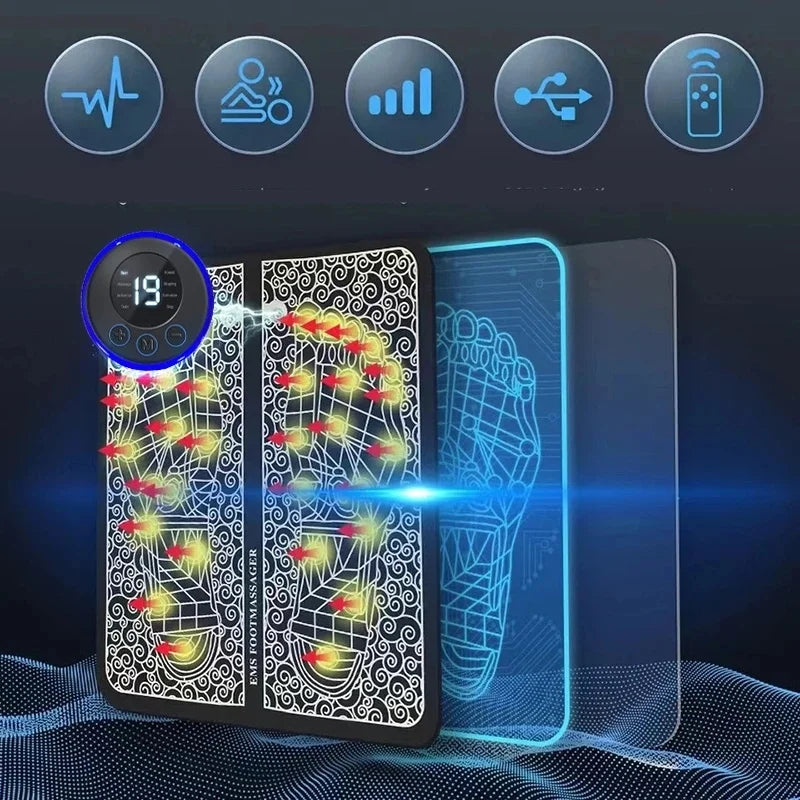 Tapis de massage EMS pour les pieds