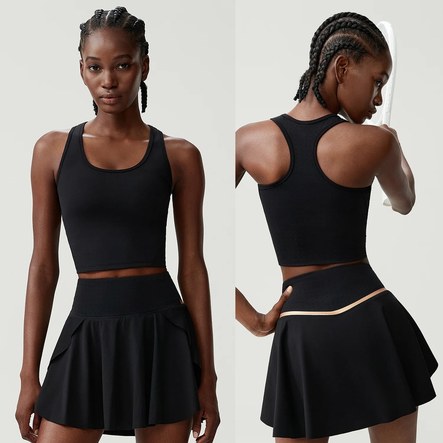 Ensemble Fitness Yoga  – Jupe Tennis & Short Sport