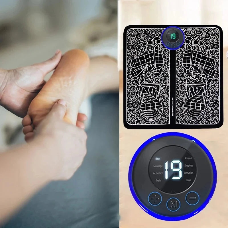 Tapis de massage EMS pour les pieds