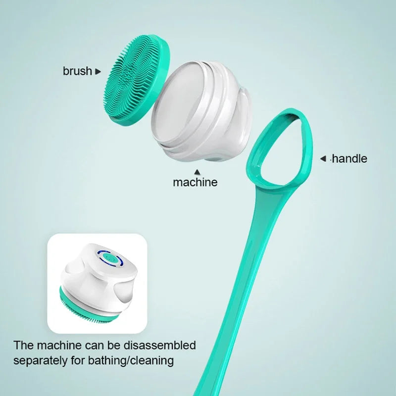 Brosse électrique corporelle pour exfolier et nettoyer la peau