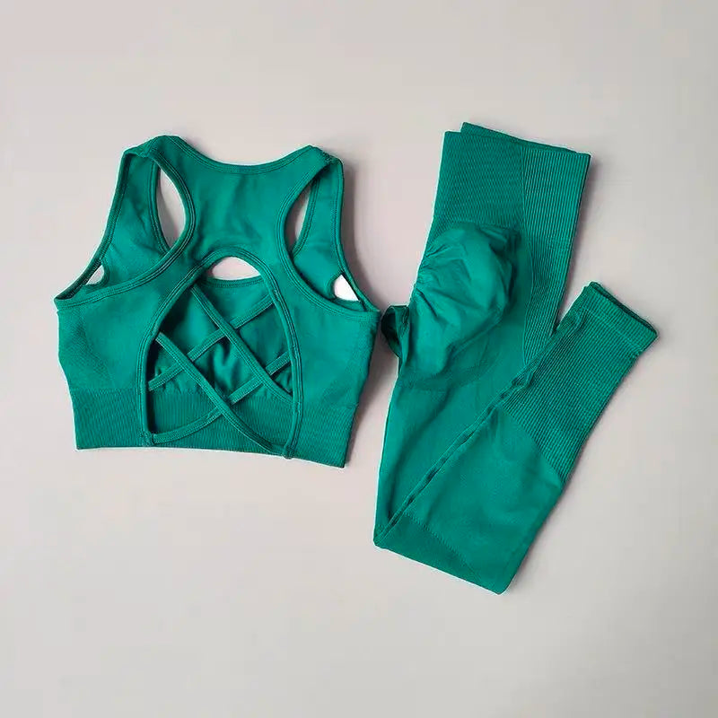 2 Pièces – Brassière & Legging Yoga Running