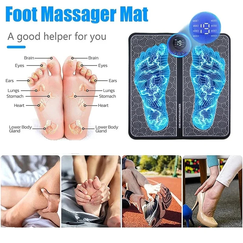 Tapis de massage EMS pour les pieds