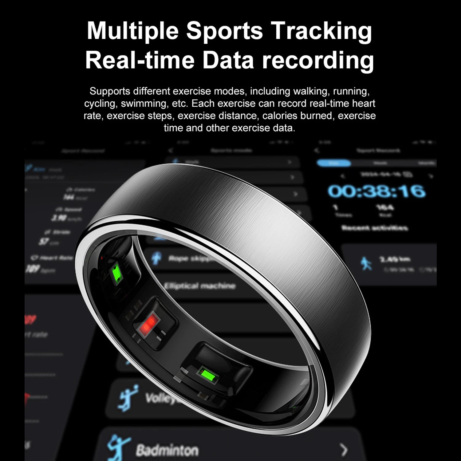 Bague connectée Smart Fitness